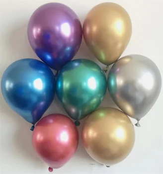  10 бр. 5 инча метални цветни балони златни малки балони украса за рожден ден на сватбени декорации балон на едро