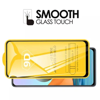  2/4ШТ 9D Пълно Покритие от Закалено Стъкло За Redmi Note 11 10 9 8 T S 7 A 6 Pro Max Протектор на Екрана, За да POCO M3 X3 Pro Екранното Стъкло