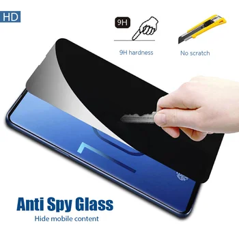  9H Трудно anti-spyware стъкло за Samsung A51 A50 A70S A40 A30S A20E A10E Филм