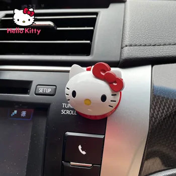  Hello Kitty Метален Детонатора Декоративна Стикер Пръстен Бутон за Стартиране на Автомобила с един Ключ Защитно покритие Подарък за момичета