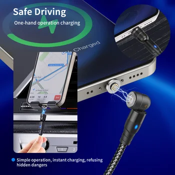  Lovebay PD Кабел Бързо Зарядно Устройство, USB Тип C Микро-Магнитни Кабели за предаване на данни за iPhone кабел за зареждане Тел за tablet PC Gaming MP3 плейър MP4