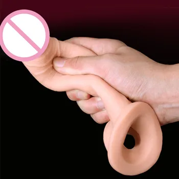  Sexshop Супер Меко Удължаване на пениса, кремове за уголемяване на пениса за Многократна употреба Презервативи Големи вибратори Крем за пениса Ръкав Секс-играчки за възрастни, мъже