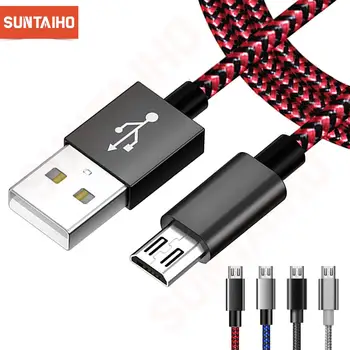  Suntaiho Micro USB Кабел 3A Бързо Зареждане Micro USB Кабел За Samsung Xiaomi Huawei Android Зарядно Устройство За мобилен Телефон, Кабел за предаване на Данни Кабел