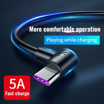  USB-C Micro USB 5A Супер Бързият Кабел За Samsung S8 S9 Plus PD 60 Вата Бързо Зарядно Устройство 4.0 и USB-C За Xiaomi Huawei USB кабел