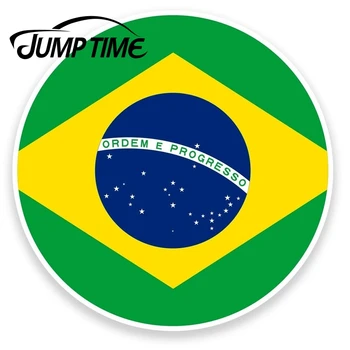  Време на преход за хартата Бразилия Vinyl стикер Стикер за лаптоп Карта на колата Пътна Багажная етикет, Стикер на предното и задното стъкло Водоустойчив Автомобилни Аксесоари
