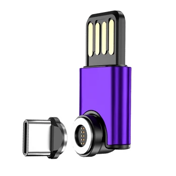  Мини Преносим USB Магнитен Адаптер Type-C Конвертор USB OTG Конектор
