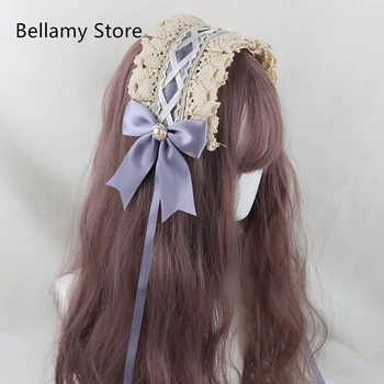  Японската мека сестра на Лолита завързана прическа е сладък, всички видове коса КС с аксесоари за коса всекидневен стил прислужница