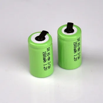  10ШТ 2/3 И 1,2 акумулаторна батерия 1500 mah 1/2А 2/3 A ni-mh nimh клетка със заваръчни барабани за електрически самобръсначки бръснач четка за зъби