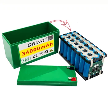  12 В 34 Ah 3S7P 18650 литиево-йонна батерия+зарядно устройство 12,6 В 3A, вградена 40 Ah голям ток BMS, се използва за пръскачка +Безплатна доставка FedEx