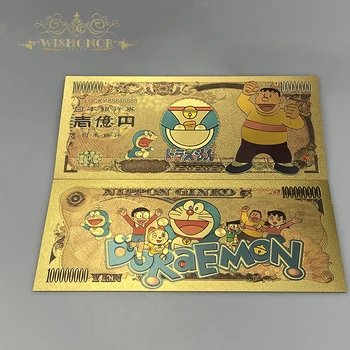  12 Вида Банкноти на Японската Аниме Дораэмон Мультяшная Пластмасова карта за Феновете на Подаръци и колекция