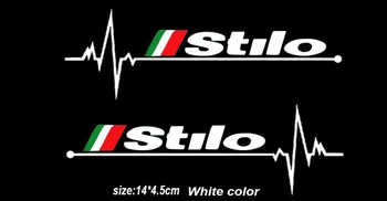  2 елемента Стикер на огледалото за обратно виждане на автомобила за Fiat Qubo Stilo Sedici Siena Ranch
