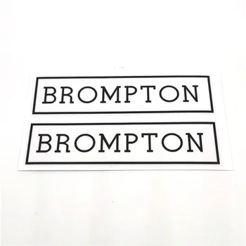  2 Цвят за лого със стикер на рамката на Brompton