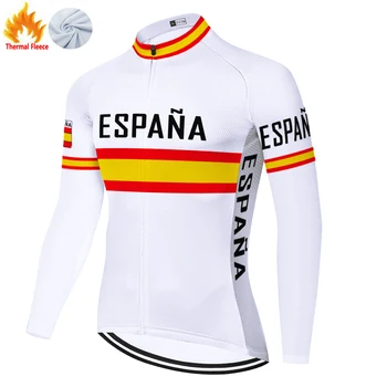  2021 Испания Зимна термална Руното Майо Ciclismo Hombre Майо Водеше Homme Camisa Ciclismo Masculina 자전거의류 Колоездене Джърси
