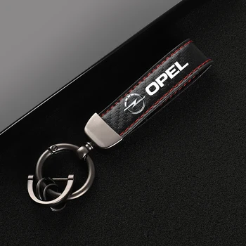  2021 Нов Кожен Ключодържател с катарама във формата на подкова с Логото на автомобила Творческа Произведено по Поръчка на Пръстена За Ключовете на Opel Insignia, Astra j h g Corsa d Zafira b