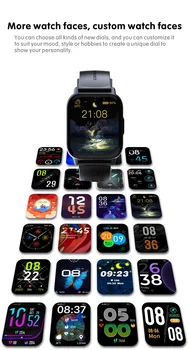  2021 Нови Умни часовници За мъже 1,7-инчов Мониторинг на телесната температура САМ Циферблат с пълен сензорен екран Умни Часовници за Жени за Android и IOS