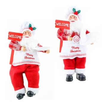  2022 Коледна украса за дома и Голяма Кукла на Дядо Коледа за деца Коледен Коледен подарък Декор Коледно Сватбени аксесоари