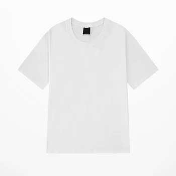  2022 Лятото с къс ръкав Негабаритная тениска Дамски тениски Дамски риза Harajuku Свободен обикновен памук Случайни Топ с кръгло деколте Корейски дрехи