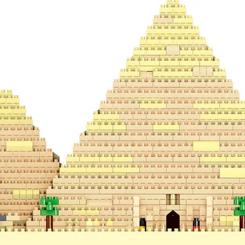  2297 бр. на Световно Известната Архитектура Диамантени Мини градивните елементи на Египетска Пирамида Сфинкс Микроблоки Тухли Играчки за деца