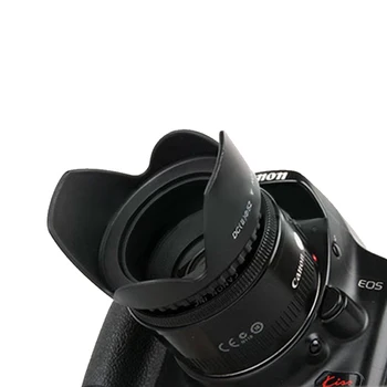  52 мм на 55 мм 58 мм 62 мм 67 мм и 72 мм 77 мм Резьбовая Солнцезащитная сенник за обектив за Обектив на Nikon, Canon, Sony, Fuji Olympus-Рефлексен Фотоапарат