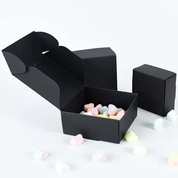  6 бр. Кутия шоколадови бонбони от Крафт-хартия направи си САМ Ръчно изработени от мрамор Печатни Кутии за бисквити за предложения за Сватба, рожден Ден, Подаръци за опаковане на Подаръци за Доставка