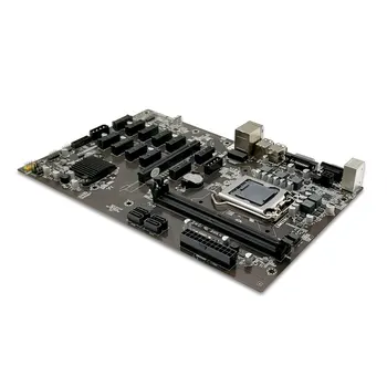  B250B B250C на дънната Платка на процесора БТК Миньор Комплект от 12 слота за графични карти, Поддръжка на памет за LGA 1151 DDR4 SATA 3.0 USB 3.0-Ниска консумация на енергия