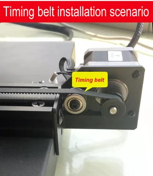  CREASEE Синхронно Bel За 3D-принтер Черна Гума 2GT 6 mm времето Колан X Y-Образна Колан за Принтер 50 мм 100 мм Принтер 3dParts