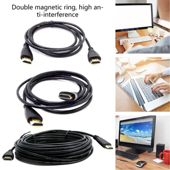  HDMI-съвместим кабел Видео Кабели 1.4 3D Кабел за HDTV Сплитер Комутатор 1 m 1.5 m 3 m, TV Ultra HD Свързване Високоскоростен Кабел