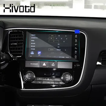  Hivotd Закалено Стъкло Gps-Навигационна Фолио За Защита На Купето От Надраскване Автомобилни Аксесоари За Mitsubishi Outlander 3 2016-2021