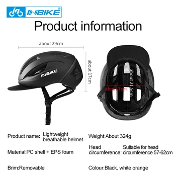  INBIKE Мъжки велосипеден шлем с лек спортен покритие на открито Лека дишаща обвивка за PC SWomen Велосипедна безопасна капачка МТБ Велосипеди шлем