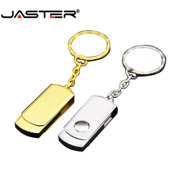  JASTER метален USB Флаш памет Отточна тръба на шарнирна връзка Стик Стик от неръждаема Стомана, 32 GB/16 GB/8 GB/4 GB u disk карта памет, USB creativo