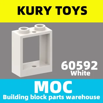  Kury Toys САМ MOC За 60592 Детайли в строителството на блок За Прозорец 1 x 2 x 2 Плосък Преден Панел За Врати и Прозорци