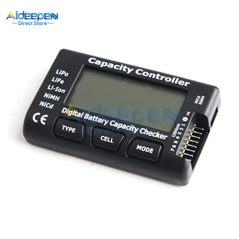  LCD цифров Измерител на капацитет на батерията CellMeter RC CellMeter8 2-8 S 4-8 S Серво LiPo Li-lon Нимх Тестер за батерии RC CellMeter7
