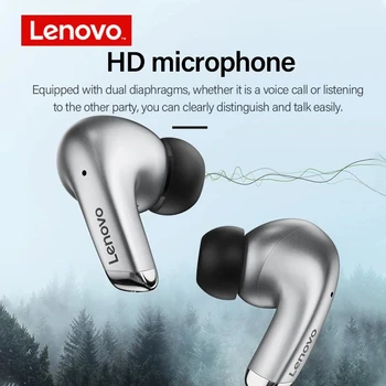  Lenovo LP5 Водоустойчиви Слушалки за PlayStation Намаляват Нивото на Шума Музикални HiFi Слушалки Безжични Слушалки Bluetooth Слушалки, зарядно устройство ще захранване на скоростната