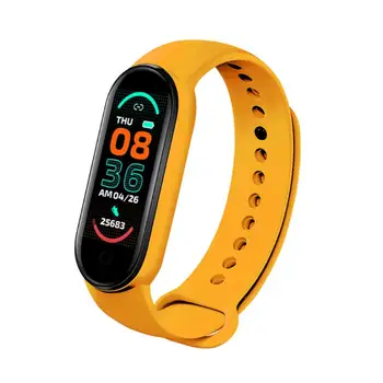  M6 Интелигентни Цифрови часовници Гривна за мъже и жени с Контрол на Сърдечната Честота Бягане Крачкомер Брояч на Калории Здраве Спортен Тракер