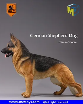  MCCTOYS MCC001 1/6 Войници Немска Овчарка Черна Задната част на Кучето е Модел за Декорация на Играчката са подбрани