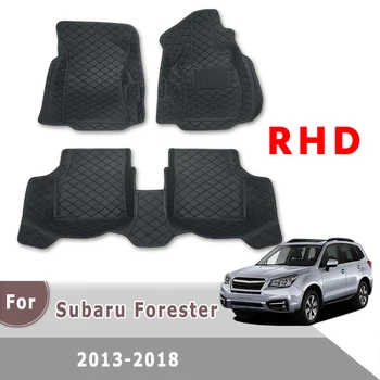  RHD Килими за Subaru Forester 2017 2018 2016 2013 Автомобилни постелки за Автомобил Седалките Аксесоари, Кожени настилки