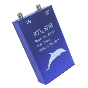  RTL.СПТ USB-приемник RTL2832U+R820T2 100 khz-1,7 Ghz UHF UV HF Тунер Приемник AM, FM радио