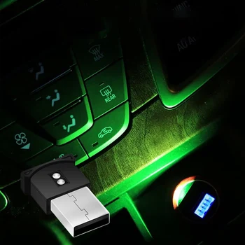  USB Бутон за Управление на Осветление на Автомобила Led Декоративна Лампа за Skoda Octavia, Superb A5 2 Fabia Rapid Yeti Citroen C4 C3 C5 Grand Picasso