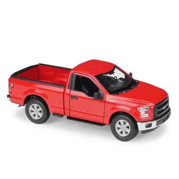  Welly 1:24 Ford F-150 обикновена кабина модел на колата от червено сплав, Леене под налягане и играчки коли се Събират подаръци, Без дистанционно управление