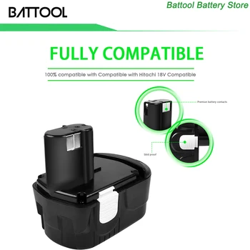  Акумулаторна батерия Battool 18 NI-MH 3500 mah за Hitachi EB1814SL EB1820 EB1820L EB1812S EB1824L EB1830HL 322436, DS18DVF3
