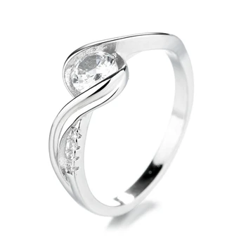  Брачни халки от сребро За жени AAA Циркониевое пръстен на палеца Размер 6 7 8 9 Anillo Bague Femme Сватбени бижута, Аксесоари Подарък