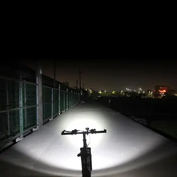  Велосипеден фенер с двойна глава на волана осветление светлини за дълъг живот е водоустойчив планинско колоездене предни led лампа марка