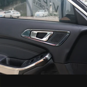  Вътрешна Дръжка Врата на колата Рамка Стикер на Кутията Украса за Chery Tiggo 8 2018 2019 2020 2021 Аксесоари Комплект автомобилни корнизи