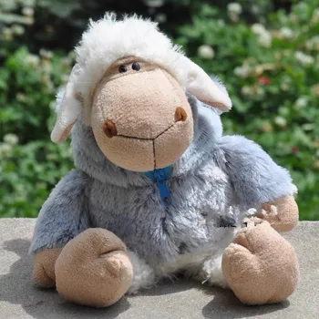 Гореща 35 см Германия веселата овца в волчьей шапка кукла вълча кожата овце плюшени играчки за подарък за рожден ден 1 бр.