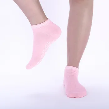  Дамски Нескользящие Чорапи, Залепени Чорапи За йога, Спортни Чорапи цвят на Бонбони, Чорапи За пола, Чорапи За батут, Мъжки чорапи