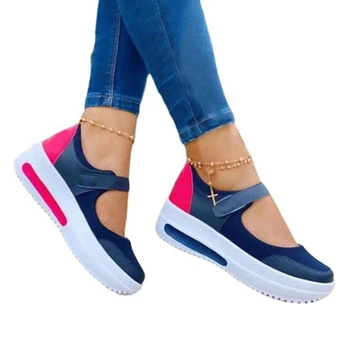  Дамски сандали на платформа в различни цветове, дамски обувки с плетене на една кука и линия, стилни Ежедневни обувки, дамски удобни обувки на равна подметка, Лято, Плюс Размер 2021