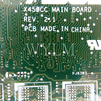  Дънна платка X450CC без оперативна памет 2117CPU GT720M/2G дънна платка за ASUS X450CC X450C Y481C X450 дънна Платка на лаптоп тестван