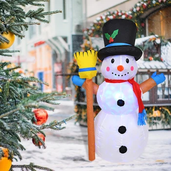  Дядо Коледа, Снежен човек Надуваема Модел аксесоари за Дома и Градината Декорации за партита Подпори Фестивал за Коледна украса Надуваема Кукла