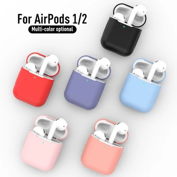  За AirPods 1/2 Pro Безжични Слушалки Bluetooth Калъф За Зареждане на Силиконови Слушалки Защитно Пылезащитная Делото Аксесоари За слушалки