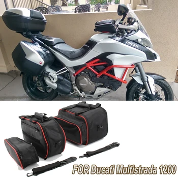  За Ducati Multistrada 1200 от г., 1260/950 с 2017 година Чанта за съхранение на Мотоциклети Багаж Чанти Странична чанта Вътрешна чанта Втулка